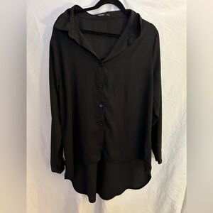 Shein button down blouse